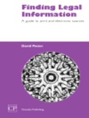 cover image of Finding Legal Information